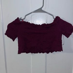 Large crop top